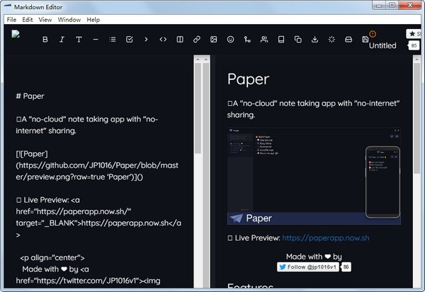 Markdown编辑器免费下载