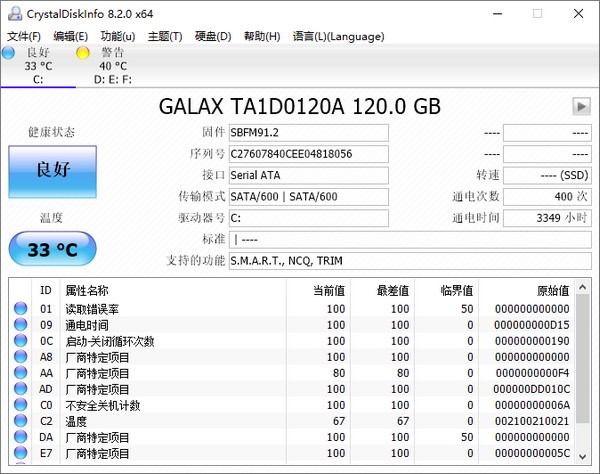 CrystalDiskInfo官方中文版下载