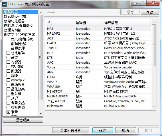 FFDShow下载