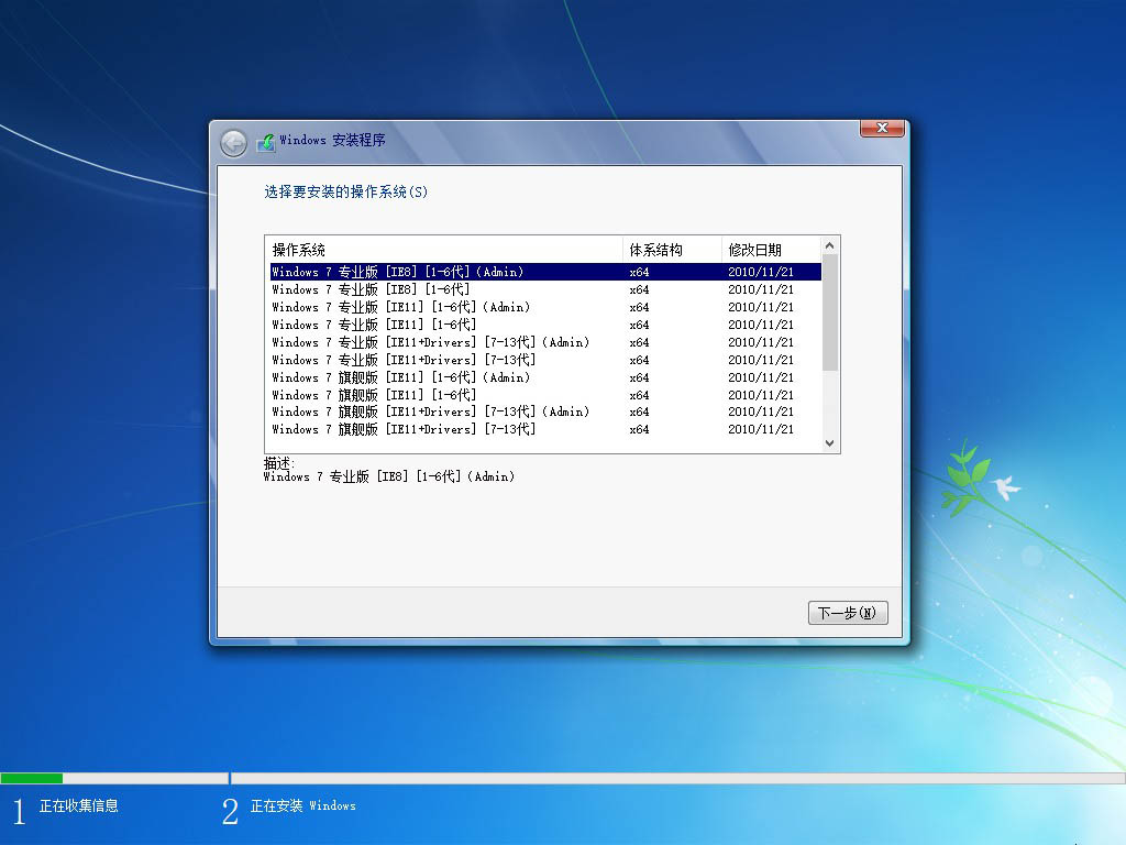 不忘初心Windows7旗舰版64位精简版