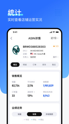 领星ERP亚马逊店铺管理系统