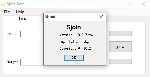Sjoin文件分割合并软件下载